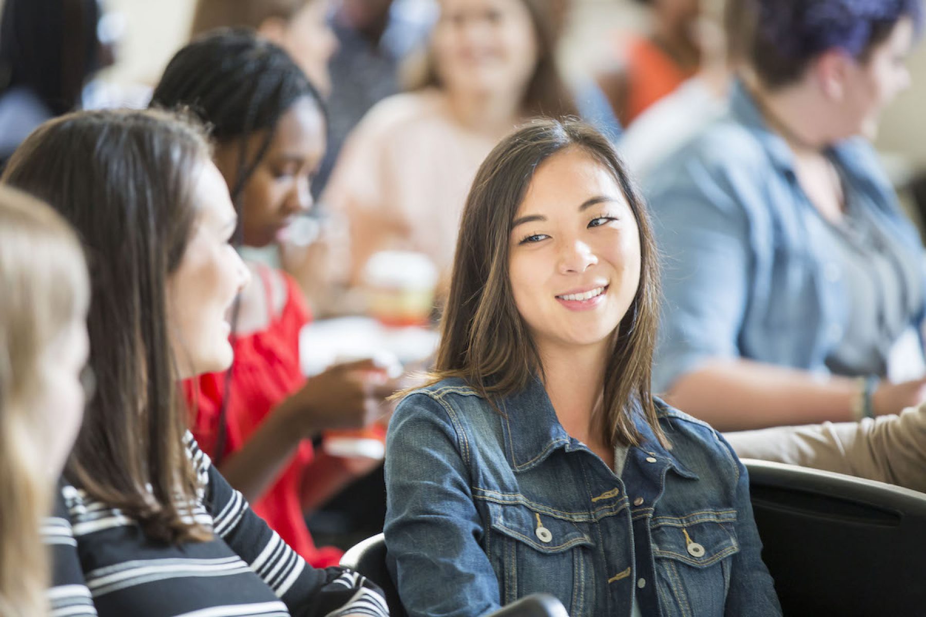 Students at Peabody College studying