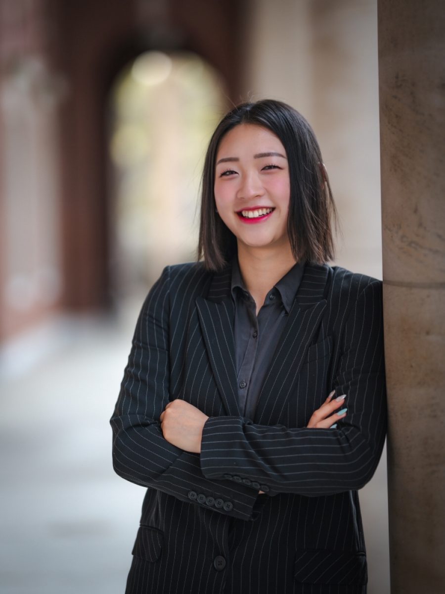 Grad student Hannah Ziegler