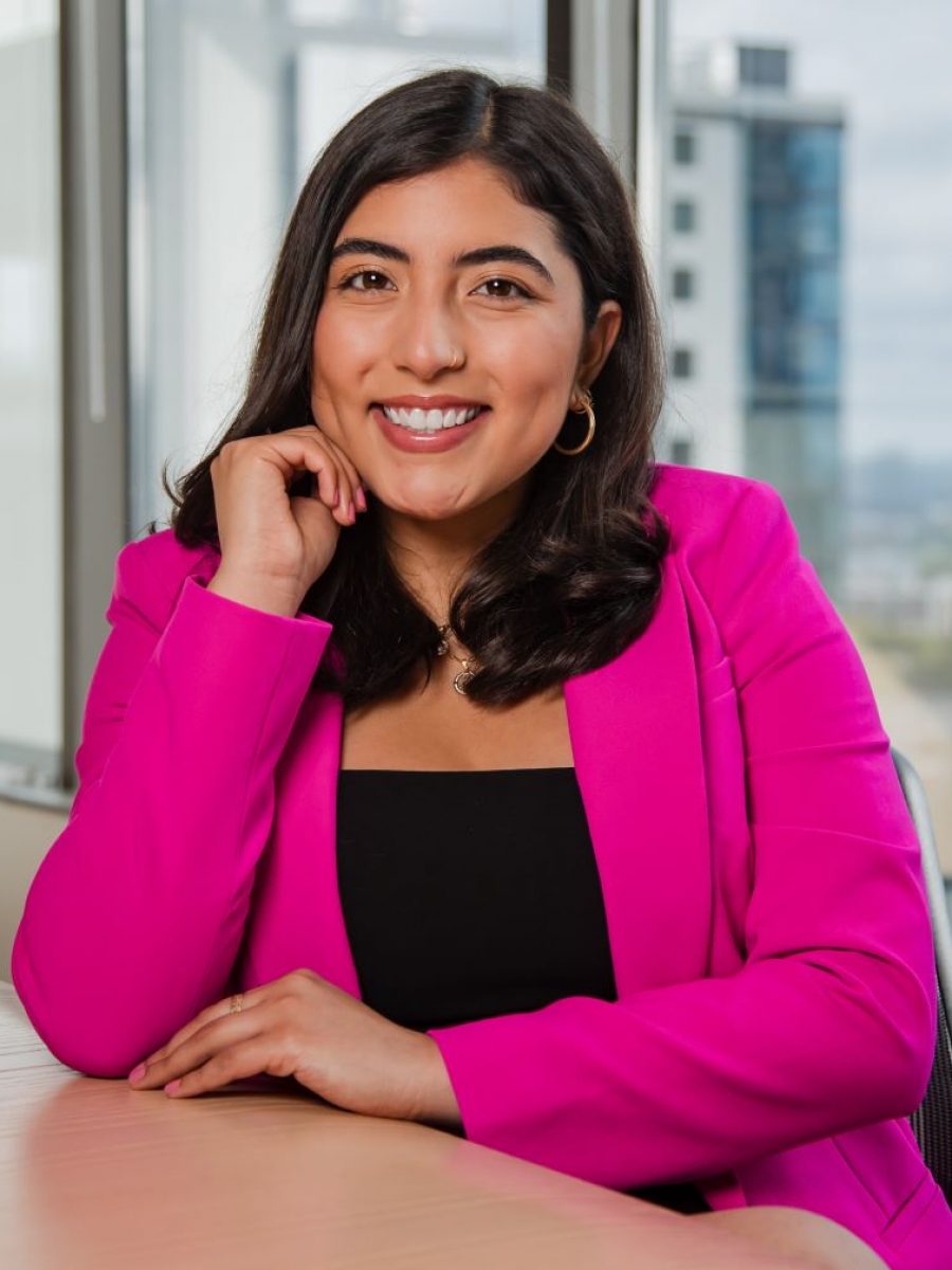 Graduate student Elsa Landeros