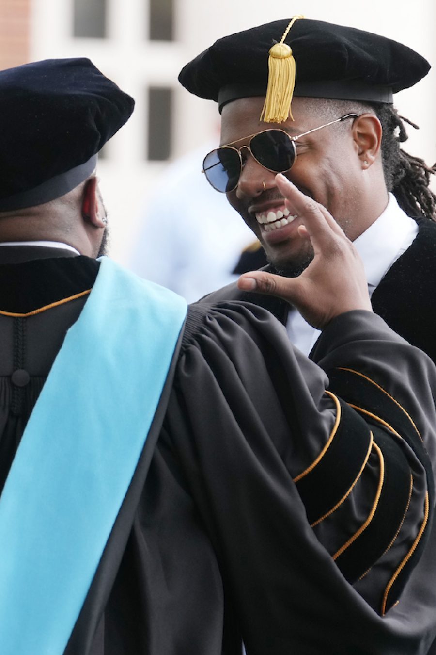 Faculty at 2024 commencement